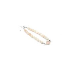 Bransoletka Kwarc Różowy srebro. Różowe bransoletki damskie marki Brazi druse jewelry, z kwarcem, srebrne. Za 180,00 zł.
