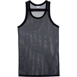 Sukienka plażowa Calvin Klein Swimwear Core Icon KW0KW00788. Czarne sukienki damskie Calvin Klein Swimwear, na plażę, m, bez wzorów, z poliesteru, bez kołnierzyka, bez rękawów. W wyprzedaży za 149,00 zł.
