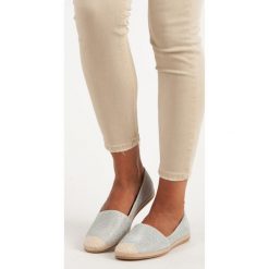 Tomsy damskie: Brokatowe espadryle MERG szare