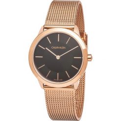 Calvin Klein Minimal Zegarek Beżowy. Brązowe zegarki damskie Calvin Klein, złote. Za 1191,95 zł.
