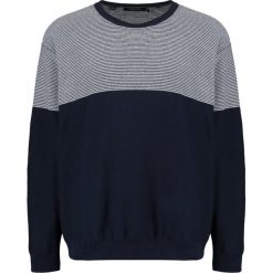 Swetry klasyczne męskie: Jacamo BLACK LABEL PANEL FINE CREW Sweter navy
