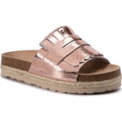 Espadryle SERGIO BARDI YOUNG - SBY-03-01-000012 711. Różowe sandały dziewczęce Sergio Bardi Young, ze skóry, bez zapięcia. W wyprzedaży za 139,00 zł.