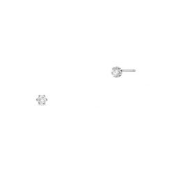 Unikalne Kolczyki Złote - złoto 585, Brylant 0,12ct. Żółte kolczyki damskie W.KRUK, z brylantem, złote. Za 1590,00 zł.