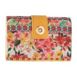 Desigual Portfel Damski Little Lengue Zółty. Żółte portfele damskie Desigual, bez wzorów. W wyprzedaży za 169,00 zł.
