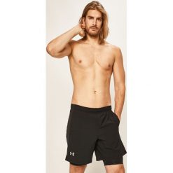 Under Armour - Szorty. Czarne spodenki sportowe męskie s, z elastanu, sportowe. Za 189,90 zł.