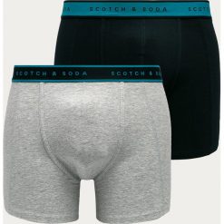 Scotch & Soda - Bokserki (2-pack). Szare bokserki męskie Scotch & Soda, bez wzorów, z elastanu. Za 129,90 zł.