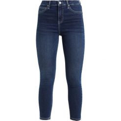 Topshop CONTRAST JAMIE Jeans Skinny Fit indigo. Niebieskie jeansy damskie marki Topshop, z elastanu. Za 229,00 zł.