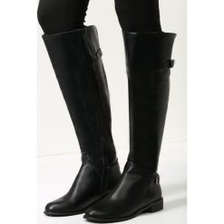Buty zimowe damskie: Czarne Kozaki Your Shoes