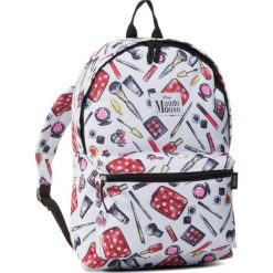 Plecak MINNIE MOUSE - ACCCS-SS20-27DSTC White. Białe plecaki męskie Minnie Mouse, z motywem z bajki, z materiału, sportowe. Za 89,99 zł.