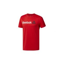 T-shirty z krótkim rękawem Reebok Sport Koszulka Linear Read. Czerwone koszulki męskie Reebok Sport, s, bez wzorów, sportowe, bez kołnierzyka, z krótkim rękawem, krótkie. Za 69,95 zł.