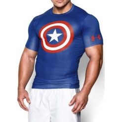 Koszulki sportowe męskie: Under Armour Koszulka męska Alter Ego Transform Yourself Captain America niebieska r. S (1244399-402)