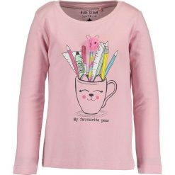 Blue Seven - Longsleeve dziecięcy 92-128 cm. Różowe bluzki dziewczęce Blue Seven, z nadrukiem, z bawełny, z okrągłym kołnierzem, z długim rękawem, długie, bez kaptura. Za 49,90 zł.