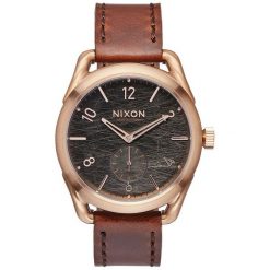 Zegarki damskie: Zegarek damski Rose Gold Brown Nixon C39 Leather A4591890