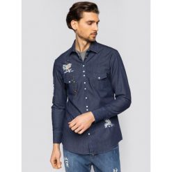 Koszula Rage Age Loovee Dnm 2. Niebieskie koszule męskie Rage Age, m, bez wzorów, z elastanu, casualowe, bez kołnierzyka, bez rękawów. W wyprzedaży za 399,00 zł.
