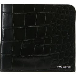 Portfele męskie: Neil Barrett LARGE FOLD WALLET ALLIGATOR EMBOSSED Portfel black