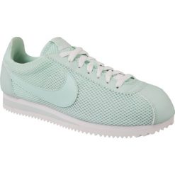 Nike Classic Cortez Premium 905614-301 buty sneakers damskie turkusowy 40,5. Niebieskie buty sportowe damskie Nike, bez wzorów, ze skóry, klasyczne, Nike Cortez. W wyprzedaży za 299,99 zł.