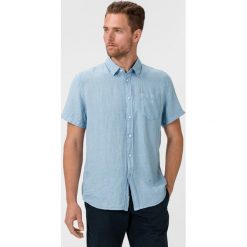 Pepe Jeans Adrian Koszula Niebieski. Niebieskie koszule męskie Pepe Jeans, l, bez wzorów, z bawełny, bez kołnierzyka, z krótkim rękawem. Za 386,95 zł.