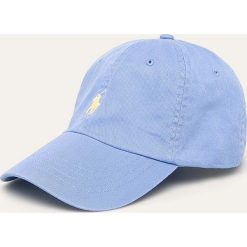Polo Ralph Lauren - Czapka. Niebieskie czapki męskie Polo Ralph Lauren, bez wzorów, z bawełny. Za 169,90 zł.