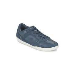 Buty Lacoste COURT-MINIMAL 316 1. Niebieskie trampki męskie Lacoste, bez wzorów, bez zapięcia. Za 487,20 zł.