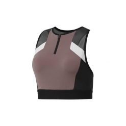 Biustonosze Reebok Sport Koszulka Color Block Crop. Szare bluzki sportowe damskie Reebok Sport, l. Za 159,00 zł.