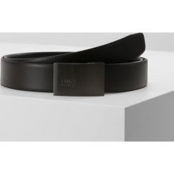 Paski męskie: Armani Collezioni CINTURA PLACCA Pasek nero