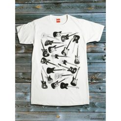 Koszulka GITARY FENDERY tshirt. Koszulki męskie Pakamera, s, bez wzorów, bez kołnierzyka. Za 77,00 zł.