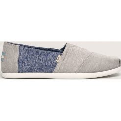 Toms - Espadryle Classic. Szare espadryle męskie Toms, bez wzorów, z gumy. W wyprzedaży za 219,90 zł.
