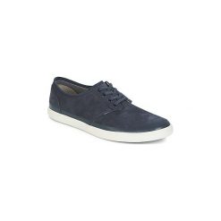 Buty Clarks TORBAY RAND. Niebieskie trampki męskie Clarks, bez wzorów, bez zapięcia. Za 279,20 zł.