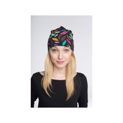Czapka hauer KET MAGIC COLOURS. Szare czapki damskie Hauer, w paski, z elastanu. Za 59,00 zł.