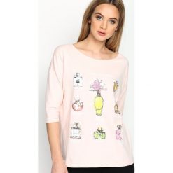 Różowa Bluzka A Delight Selection. Czerwone bluzki na imprezę Born2be, l. Za 39,99 zł.
