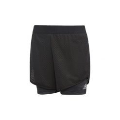 Szorty i Bermudy Dziecko adidas Szorty Running. Czarne spodenki chłopięce marki Adidas. Za 129,00 zł.