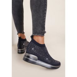 Granatowe Sneakersy Glyseva. Niebieskie sneakersy damskie Renee. Za 149,99 zł.