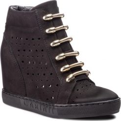 Sneakersy CARINII - B4304 360-000-000-B88. Czarne bez kategorii marki Carinii, ze skóry. W wyprzedaży za 229,00 zł.