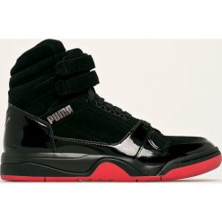 Puma - Buty Palace Guard Mid Red Carpet. Czarne sneakersy męskie Puma, na sznurówki. W wyprzedaży za 349,90 zł.
