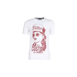 T-shirty z krótkim rękawem Only Sons ONSELMO. Białe t-shirty męskie marki Only & Sons, s, bez wzorów, bez kołnierzyka, krótkie. Za 59,00 zł.