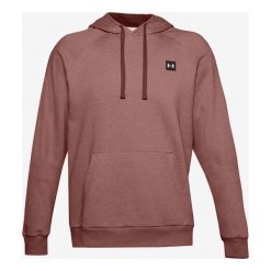 Under Armour Rival Fleece Bluza Czerwony Brązowy. Czerwone bluzy męskie Under Armour, l, bez wzorów, z bawełny, bez kołnierzyka, bez rękawów, bez kaptura. Za 240,95 zł.