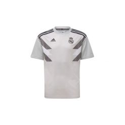 T-shirty z krótkim rękawem Dziecko adidas Podstawowa koszulka przedmeczowa Real Madryt. Szare bluzki dziewczęce marki Adidas, z krótkim rękawem. Za 179,00 zł.