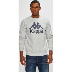 Kappa - Bluza. Niebieskie bluzy męskie Kappa, xl, z nadrukiem, z bawełny, z okrągłym kołnierzem, bez rękawów, bez kaptura. Za 89,90 zł.