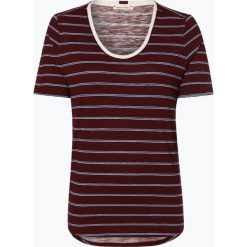 Marc O'Polo - T-shirt damski, czerwony. Czerwone t-shirty damskie Marc O'Polo, s, w paski, z bawełny, klasyczne, polo. Za 179,95 zł.