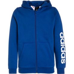 Bluzy chłopięce rozpinane: adidas Performance LINEAR FULL ZIP Bluza rozpinana collegiate royal/white