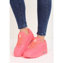 Koralowe Neonowe Buty Sportowe Classic Nilda. Pomarańczowe buty sportowe damskie marki Born2be, z materiału. Za 59,99 zł.