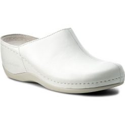 Klapki BERKEMANN - Jada 01753-101 Weiss. Białe klapki damskie Berkemann, ze skóry. Za 389,00 zł.