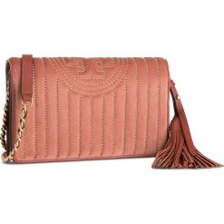 Torebka TORY BURCH - Fleming Mini Stud Vlevet Wallet Cross-Body 58464 Toramonto 235. Czerwone listonoszki damskie Tory Burch, na imprezę, bez wzorów, ze skóry, na ramię, bez dodatków. Za 1699,00 zł.
