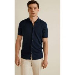 Mango Man - Koszula Clever. Pomarańczowe koszule męskie s, z jedwabiu, eleganckie. W wyprzedaży za 59,90 zł.