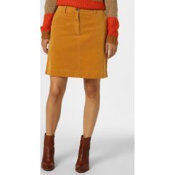 Marc O'Polo - Spódnica damska, żółty. Żółte spódniczki damskie Marc O'Polo, bez wzorów, z materiału, eleganckie, krótkie, mini. Za 429,95 zł.