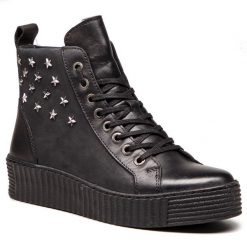 Sneakersy SERGIO BARDI - Bianze FW127357218CC 601. Czarne półbuty damskie marki Sergio Bardi, ze skóry. W wyprzedaży za 149,00 zł.