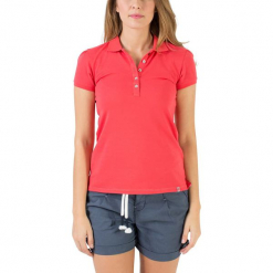Koszulka polo w kolorze czerwonym. Czerwone bluzki damskie Timezone, xs, polo. W wyprzedaży za 68,95 zł.
