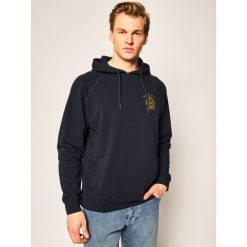 Bluza TOMMY HILFIGER Logo Hoody UM0UM01801. Niebieskie bluzy męskie TOMMY HILFIGER, xl, bez wzorów, bez kołnierzyka, bez rękawów, bez kaptura. W wyprzedaży za 279,00 zł.