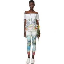 Desigual bluzka damska Blus Colette M biały. Białe bluzki damskie Desigual, m. W wyprzedaży za 175,00 zł.