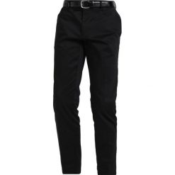 Chinosy męskie: Burton Menswear London SATEEN Spodnie materiałowe black
